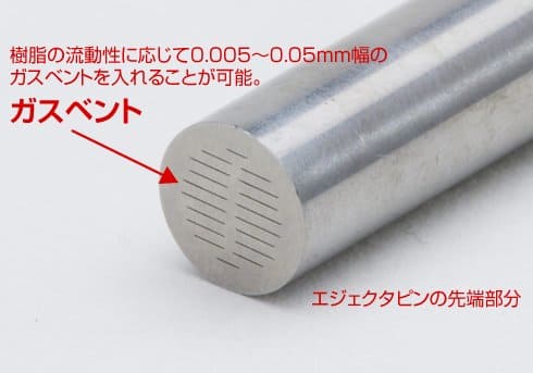 ガス抜きピン